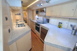 Oyster 625 Yacht - View of the galley - Image courtesy of Oyster Marine .jpeg